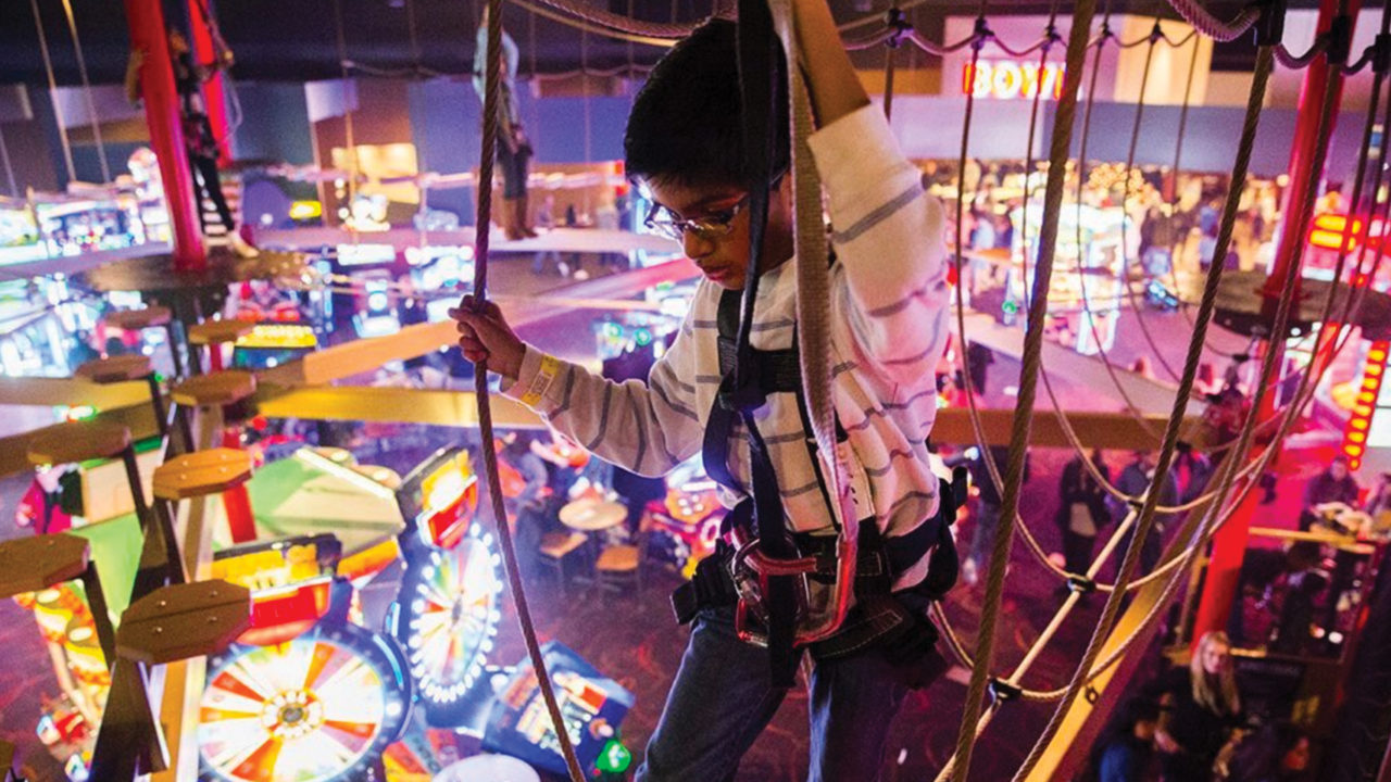 Indoor High Rope Course Team Building Activities near me